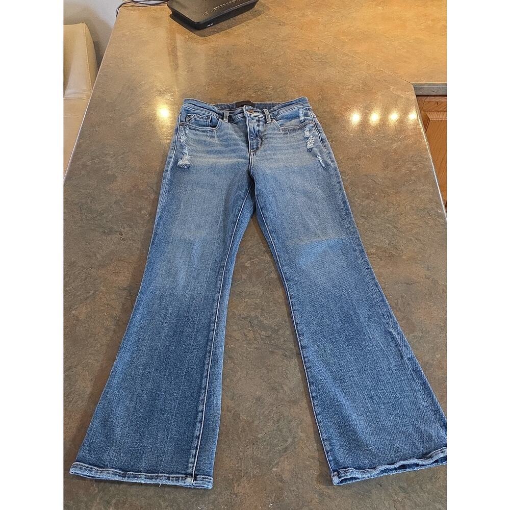 Buckle Women's Bootcut Jeans in Medium Blue Size 26x32